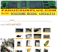 Tablet Screenshot of fanucsurplus.com